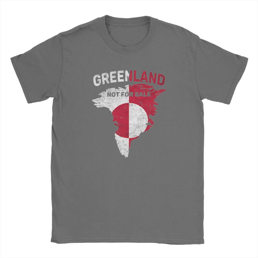 Greenland Not For Sale Men T Shirts  Novelty Tee Shirt Short Sleeve Crew Neck TShirt Cotton Plus Size Tops