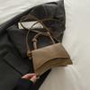 Fashionable Women's Shoulder Bag Pure Color Trendy Crossbody Bag Simple Casual Diagonal Bag Small Square Bags for Autumn Bolsos