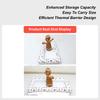 Inflatable Ice Tray For Food Ice Buffet Salad Serving Trays Holder Gingerbread Man Shape Cooling Container For Outdoor Indoor