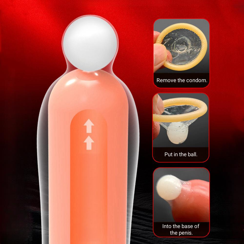 Brinquedos adultos eróticos cabeça do pênis massagem preservativo pau aumentar longo sex shop vibrador sílica gel bola silicone sexo para casais vagina
