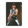 Segni Metallica Vintage Johnny Hallyday Personalizzati Cantante Rock Francese Placca di Latta Cancello Giardino Bar Decorazione Murale 30x20cm
