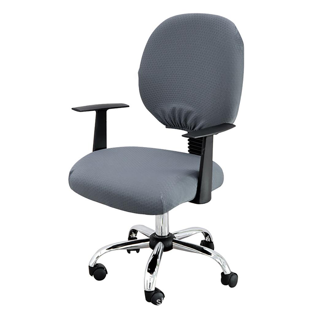 1 Set Gaming Chair Covers Removable Computer Armchair Slipcover Rotating Stool Seat Protector For Office Chair Covers 310G