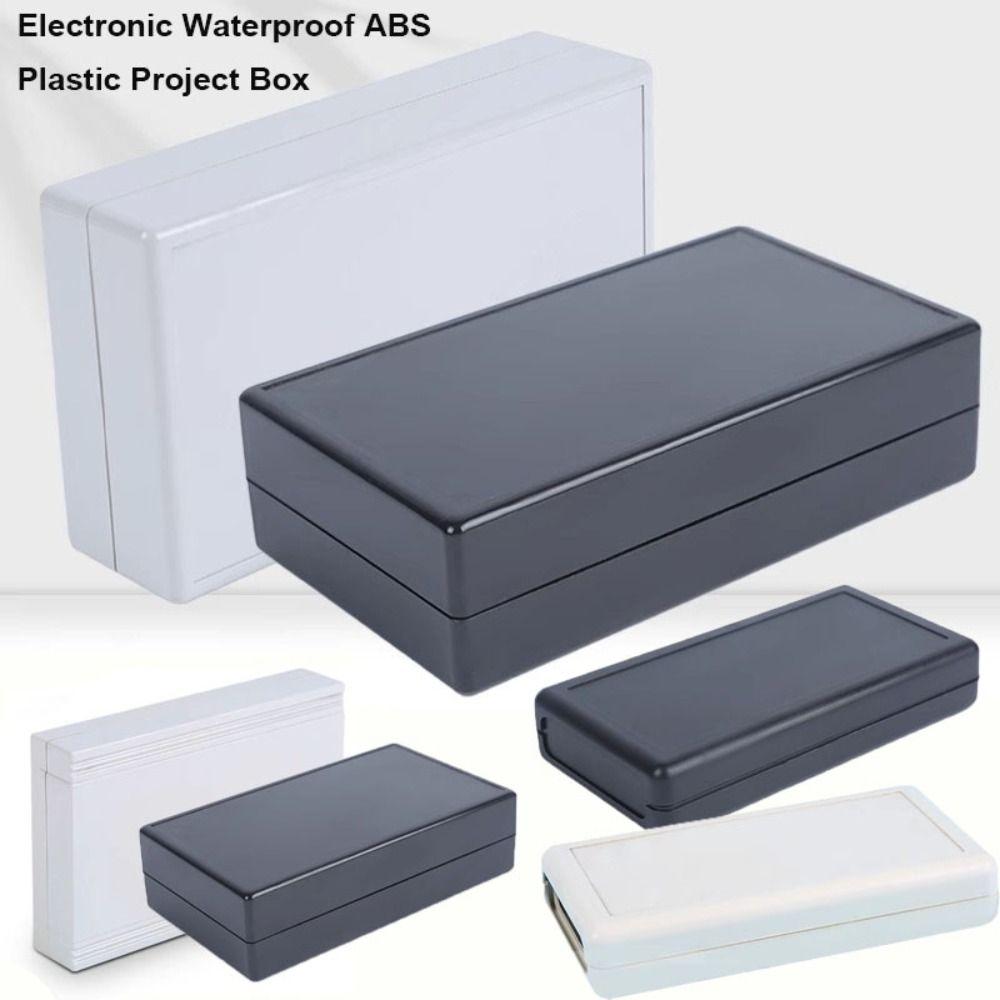White Black Project Enclosure Boxes ABS Plastic Housing Instrument Case Electronic Supplies