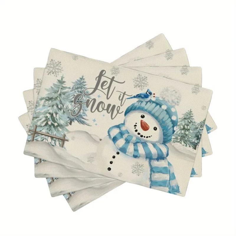 America Placemats American Dining Table Place Mats Summer Holiday USA Kitchen Home Decoration