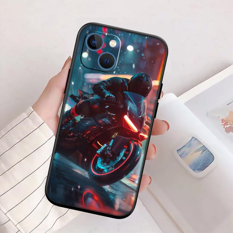 Motorcycle Racing Phone Case for OPPO A40 A60 A80 A15 A16 A16K A12 A17 A17K A54 A54S A53 A53S A55 A56 A57 A98 F23