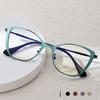 Vintageinspired Blue Light Filter Glasses For Women With Metal Frame Elegant And Durable