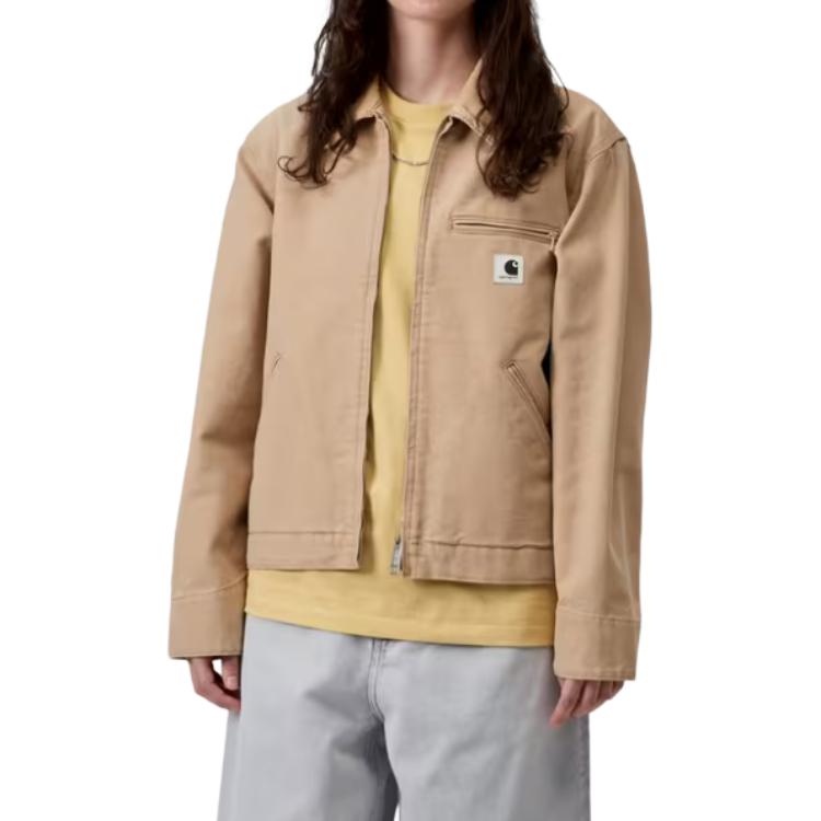 Carhartt WIP Ss26 W Og Detroit Jacket Classic Detroit Zip Collar Long Sleeve Jacket Women jackets I034879-0ME-4O