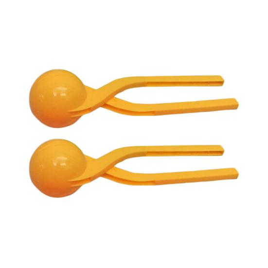 

2 шт. Зимние клипсы для снежков Гладкие, удобные для удержания, Интересные, без заусенцев, Не деформирующиеся, Развлекательные, Однотонные, Зимние маленькие клипсы для снега Round