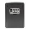 Waterproof Alloy Key Lock Box Modern 4-Digit Combination Safe Box Outdoor Wall Mount House Key Organizer Container 121x90x40mm