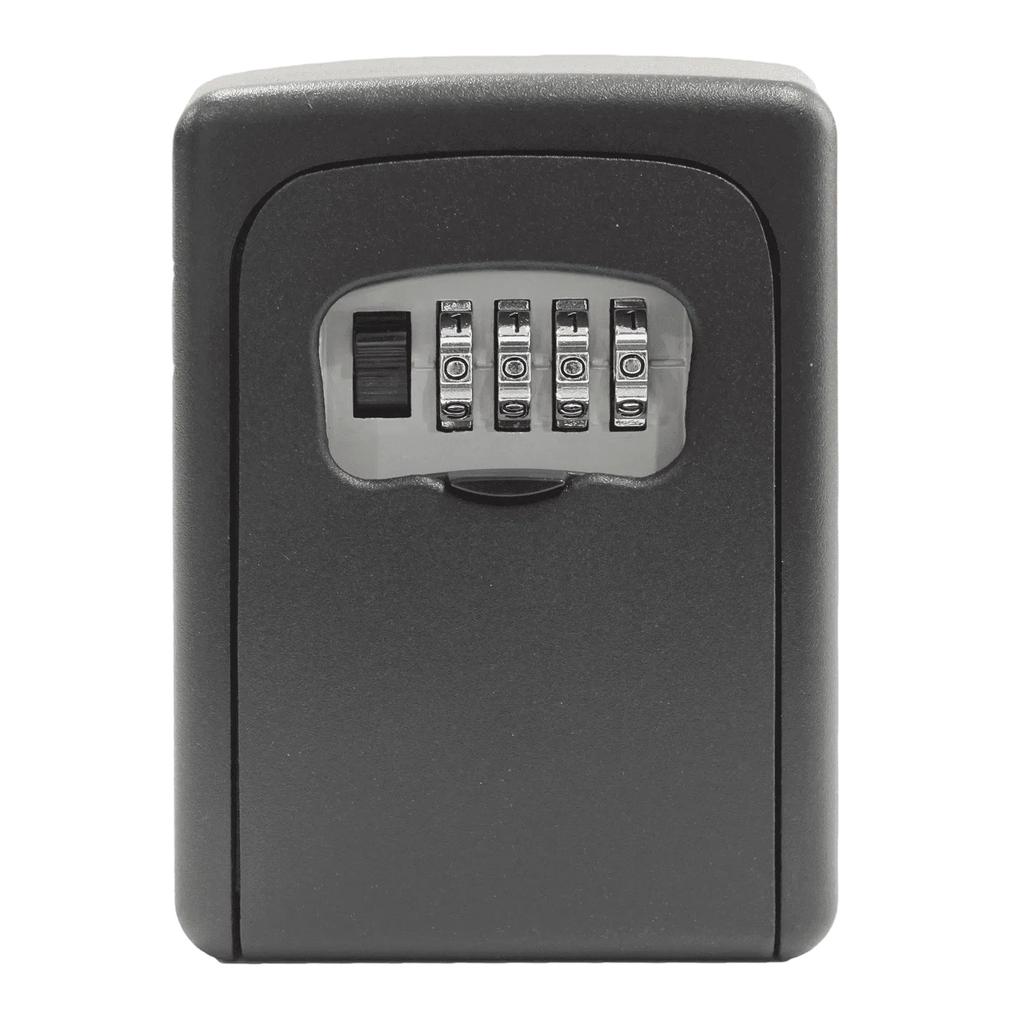 Waterproof Alloy Key Lock Box Modern 4-Digit Combination Safe Box Outdoor Wall Mount House Key Organizer Container 121x90x40mm