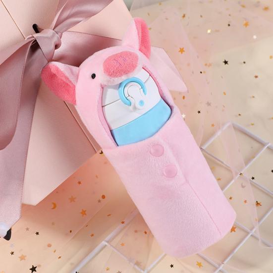 Water Cup Cover with Adjustable Shoulder Strap Water Bottle Rabbit Carrier Bag for Outdoor