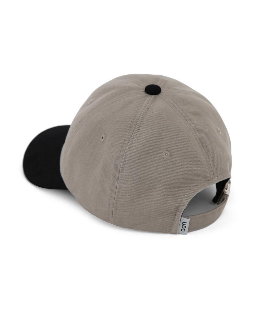 Eondeok Eonteulol Cotton Color Block Ball Cap Color Shadow / Classic Bb / Black Grey