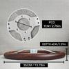 14Inch GRAND PRIX JDM Classic Wood Steering Wheel Universal ABS Racing Sport Steering Wheel Car Accessories