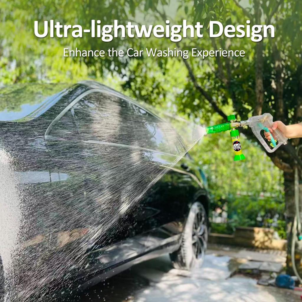 BEAR FORCE Pressure Magnetic Suction Mini Foam Cannon Pro with 1/4 Quick Connector, Pressure Washer 360° Adjustable Snow Foam Lance