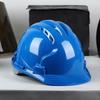 ABS Three-Rib Construction Safety Helmet: Breathable, Anti-Smash, Insulated, National Standard Certified for Summer Workers.