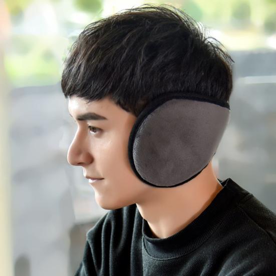 Men Ear Covers Thicken Plush Collapsible Highly Warm Ear Warmers for Outdoor