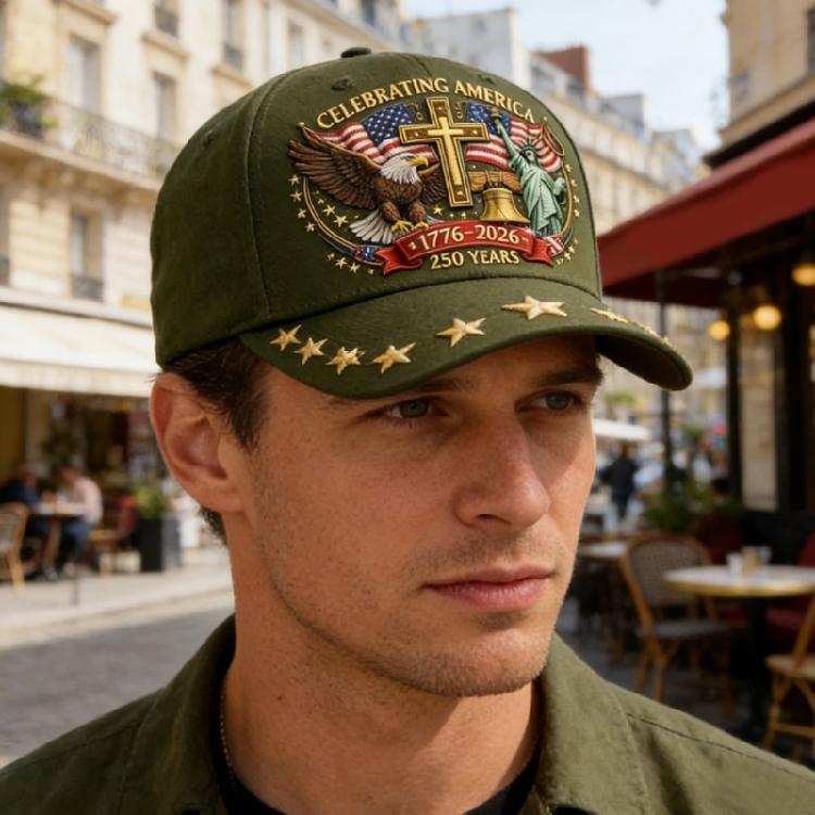 Outdoor Baseball Cap Presenting 3D Statue Of Liberty Detail In Cotton 250th Anniversary Baseball Cap Adjustable Fit