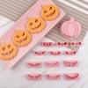 Plastics Pumpkin Cookie Cutter 3D Pumpkin Biscuit Embosser DIY Pumpkin Cookie Cut Mold  Halloween