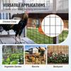 Hardware Cloth, 48'' x 50' Galvanized Wire Mesh Roll, 16 Gauge Chicken Wire Fence Roll, Vinyl Coating Metal Wire Mesh for Chicken Coop Barrier, Rabbit
