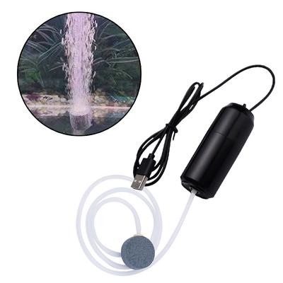 Przenośna pompa tlenowa do akwarium USB bez hałasu sprężarka powietrza Aerator przenośny mini dotleniacz akwarium
