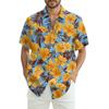 Men's Casual Fashion Printed Short-Sleeve Shirt