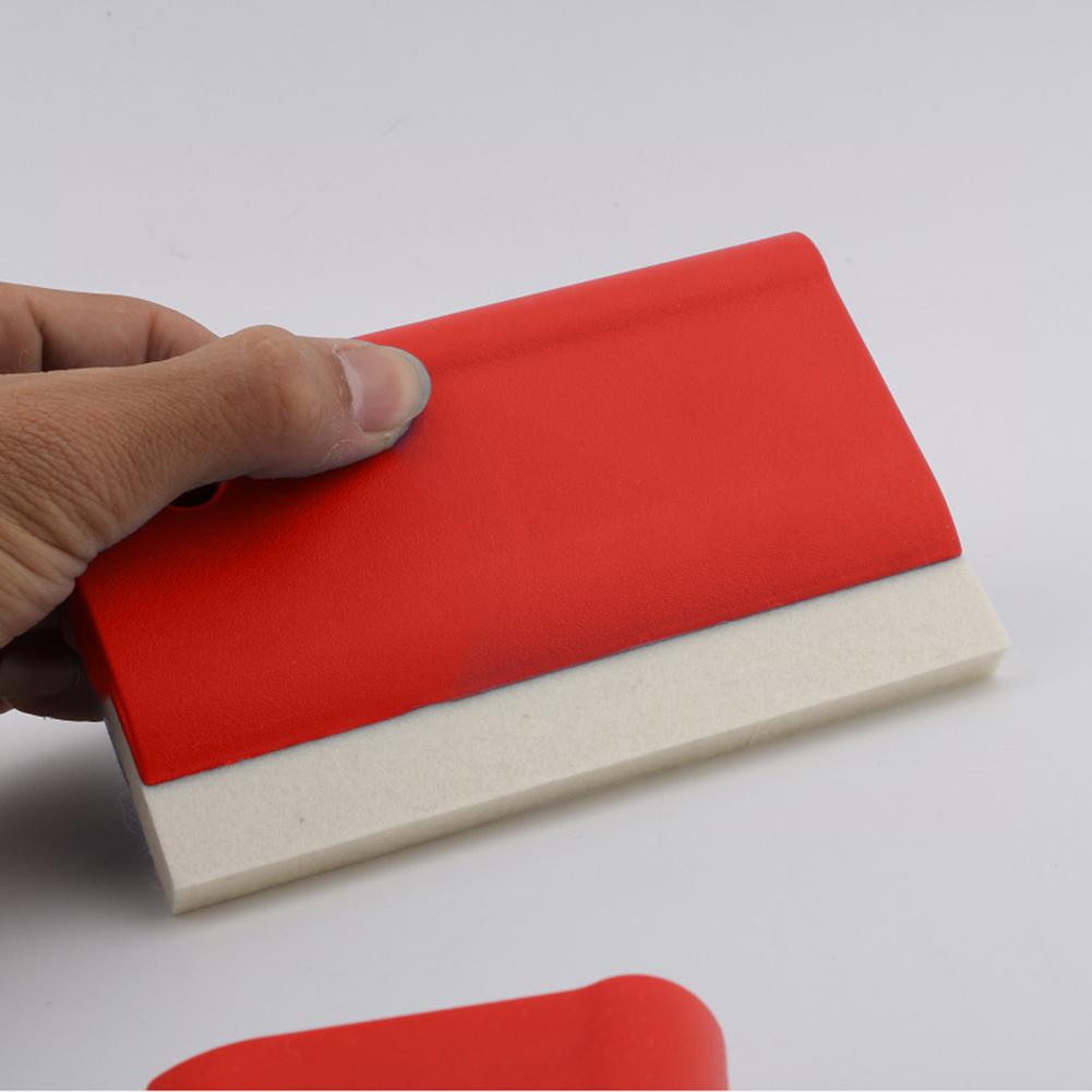 

For Car Wrapping Color Red, Blue Wool Squeegee Squeegee Tool Gentle On Surfaces Wear-resistant Works On Curves красный