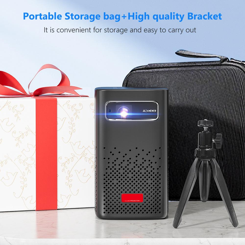 Vivicine C900A Upgraded Smart Pocket Mobile 3D Mini Projector,support Miracast Airplay Wifi Home Video Proyector Beamer