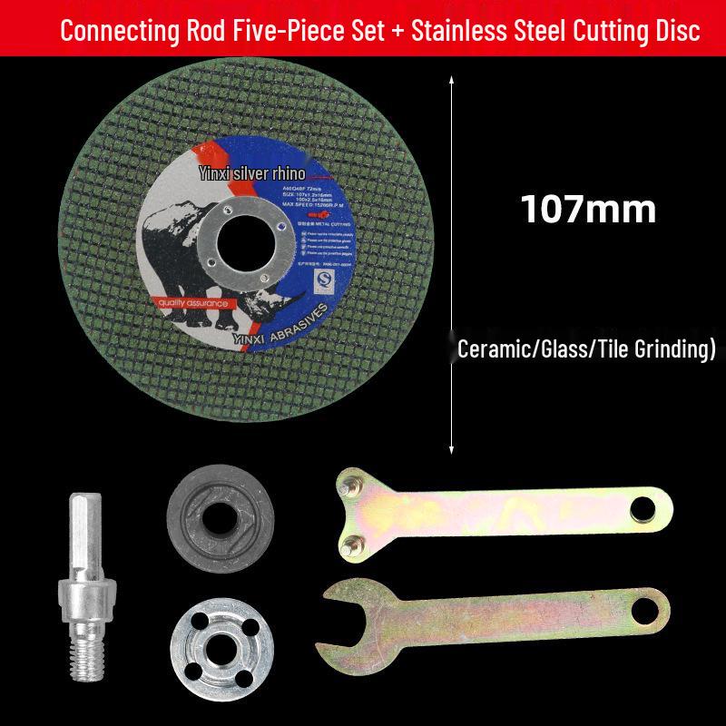 Angle Grinder Adapter Kit for Electric Drills: Saw Blade, Cutting Disc & Polishing Accessories