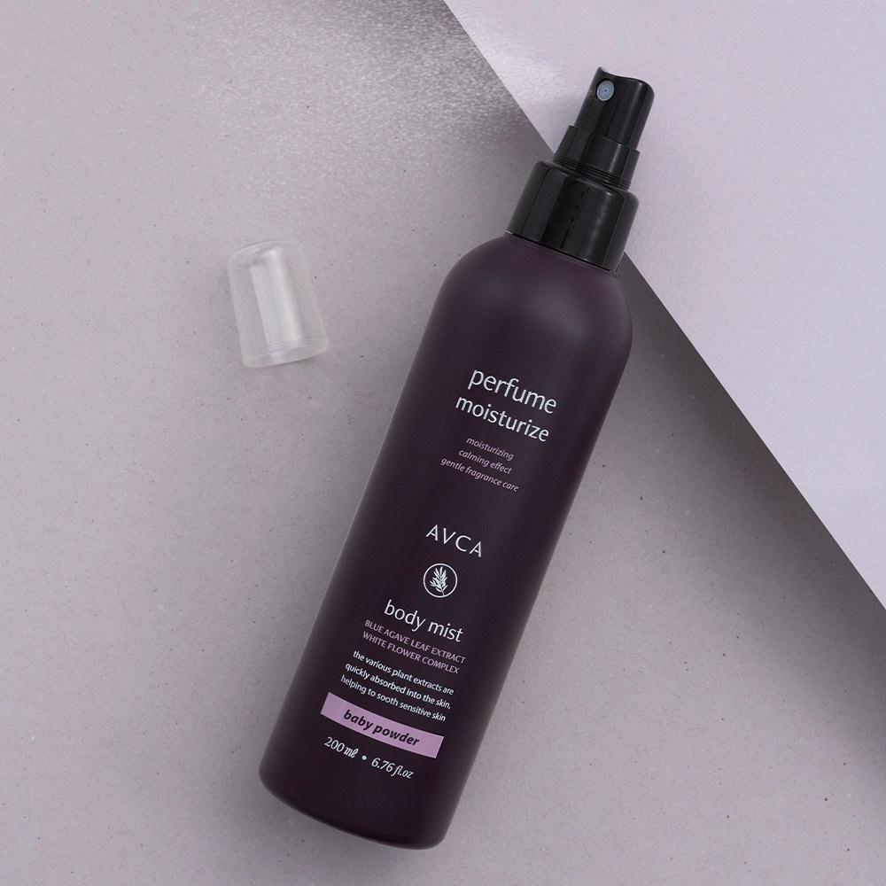 Abka Perfume Body Mist Baby Powder Scent, 200ml, 2 Units