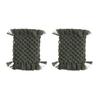 2pcs Crochet Cotton Table Pads Heat Resistant Placemats Colorful Coaster Decorative and Protective Mats for Hot Dishes