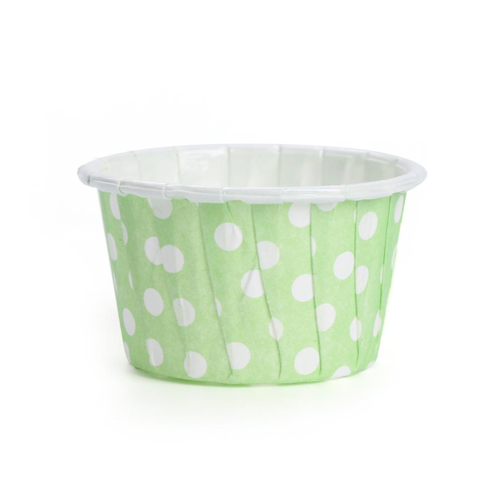 100Pcs/Lot Cupcake Paper Muffin Cupcake Dot Decorate Paper Grease-proof Liners Baking Case Mold Decorate Cake Baking Wrapper
