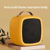 Home mini multifunctional air heater, silent powerful small square heater, fast heating fan, office desktop electric heater.