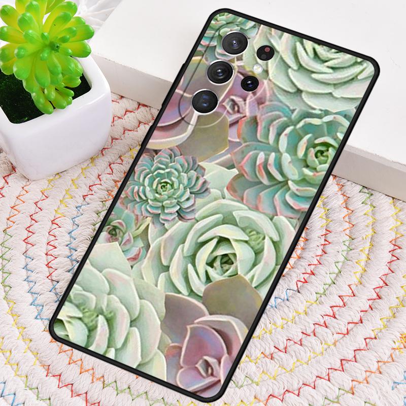 Cactus Plants Succulents Phone Case for Samsung Galaxy Note 10 Pro S26 Ultra S23 S24 FE S25 S21 S22 PLUS Shockproof Cove