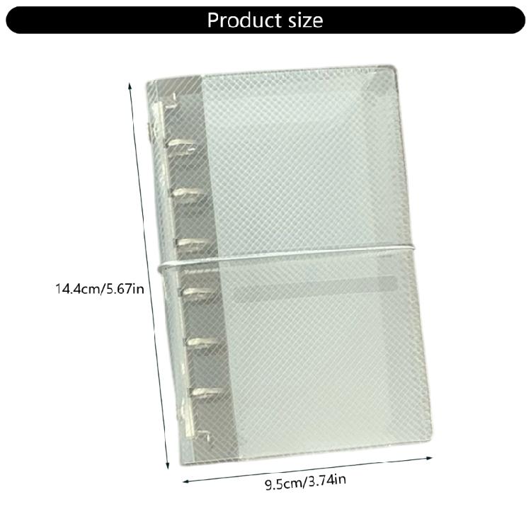 Segregator A6/A7 Folder Trójdzielny Okładka Notesu Flip Folder Plikowy Okładka Książki Prezentacyjnej Przezroczysta Okładka Segregatora