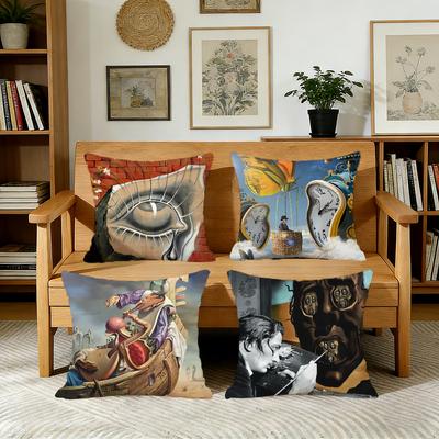 Berühmte Salvador Dali Kunst Kissenbezug Für Kissen Druck Sofa Dekoration Haus Auto Zimmer Café Büro Nordische Schlichtheit