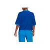 Adidas Originals Trefoil Oversized Tee With Logo Print Women Tops Blue IB2062