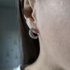 Silver Earrings Without Stones (2184119)