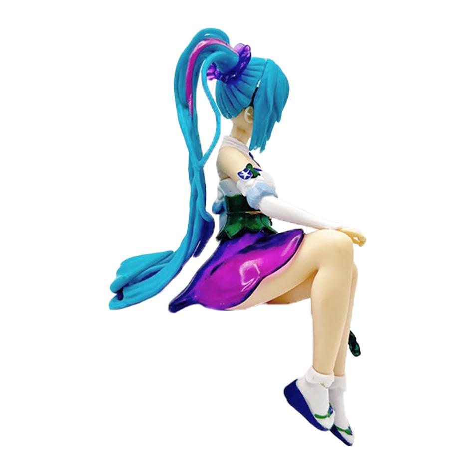 14.5cm Anime Figure Hatsune Miku Morning Glory Fairy Noodle Stopper Miku Action Figure PVC Collection Model Ornament Toys Gifts