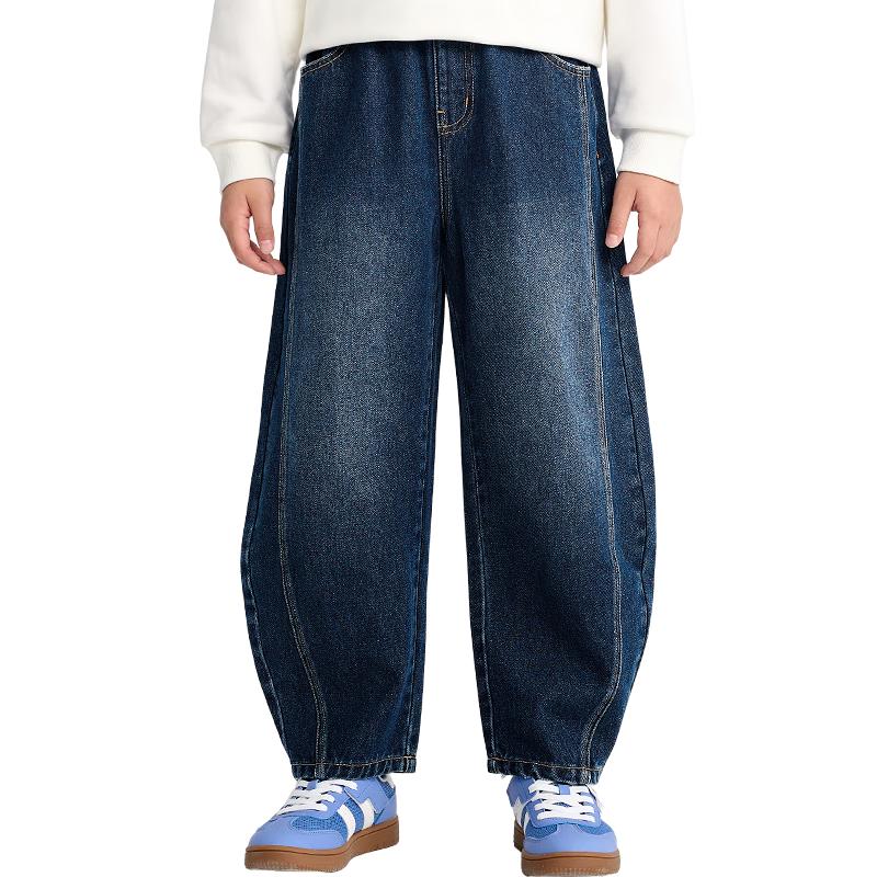 Balabala Kids Boys  Curved Leg Denim Pants 165