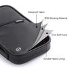 VanFn RFID Travel Passport Family Passport Trip Document A Nylon One Modern Fit Wallet, Holder, Organizer, P.Travel Series, - - Black, Size,