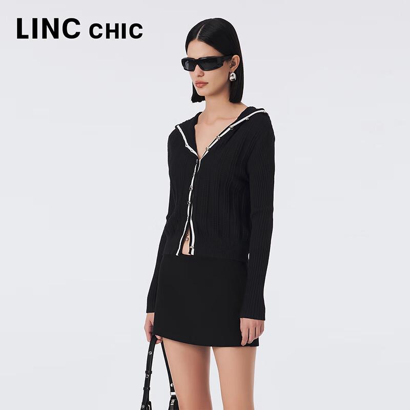 Women's Hooded Slim Fit Knit Cardigan