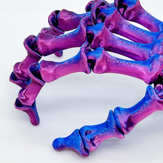 Ghost Hand Decoration Realistic 3D Printed Skeleton Hand Model Haunted House Ornament DIY Project Accent