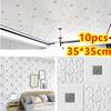 10PCS 3D Tile Brick Wall Sticker Wallpaper Self-adhesive Waterproof Foam Panel