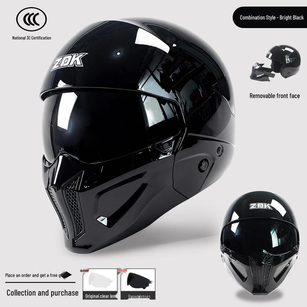 3C Certified Retro Scorpion Full Face Motorcycle Helmet for Men & Women