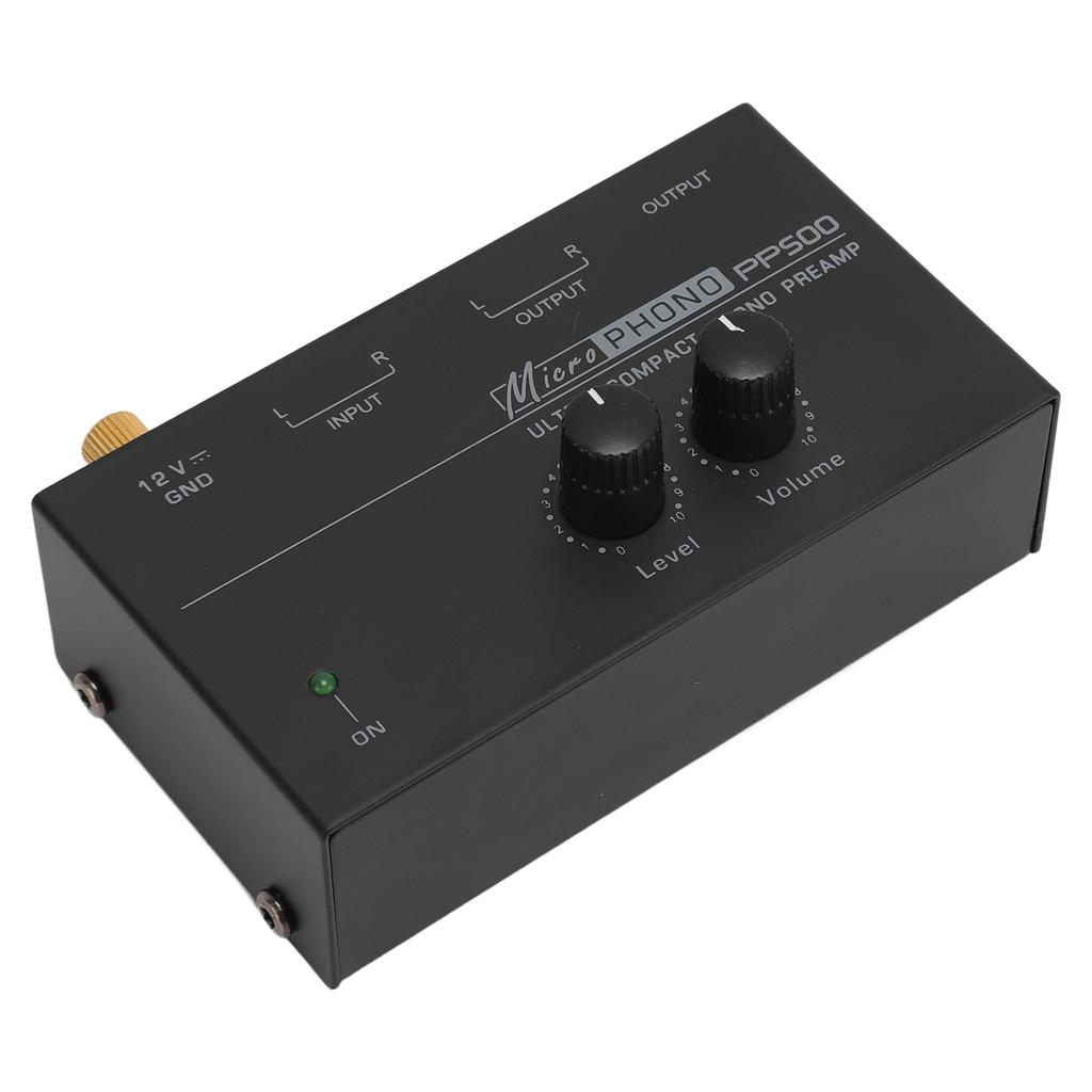 Phono Turntable Preamp   Low Noise Independent Volume Control Phonograph Preamplifier for Record Player