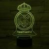 Wekity Led 3d Night Light Illusion Lamp 16 Colour Change Decor Lamp Gifts Kids