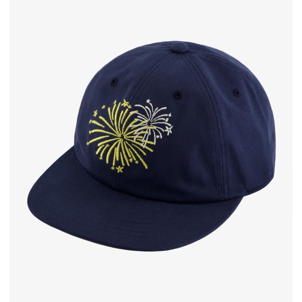 BAAE Festival Snapback Cap – NCT Haechan Airport Look, Navy Embroidered Cotton, Made in Korea тёмно-синий