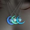 Moonlit Heart Necklace - Glow-in-the-Dark, Heart-Shaped, Openable Pendant