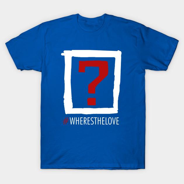 

Unisex Fashion TShirt Wheres The Love Print TShirt Plus Size S-5XL T-Shirt 100%Cotton Tops O Neck Short Sleeve Tees S синий
