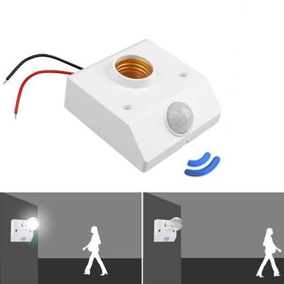 E27 menschlicher Infrarot-Sensor-Lampensockel, PIR-Bewegungssensor, Lampensockel, Schalter, menschlicher Körpersensor, EIN/AUS-Controller, LED-Energiesparlampe, Korridor-Treppe